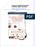 [Download pdf] A First Course In Machine Learning Second Edition Mark Girolami online ebook all chapter pdf 