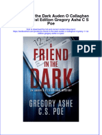 (Download PDF) A Friend in The Dark Auden O Callaghan Mystery 1 1St Edition Gregory Ashe C S Poe Online Ebook All Chapter PDF