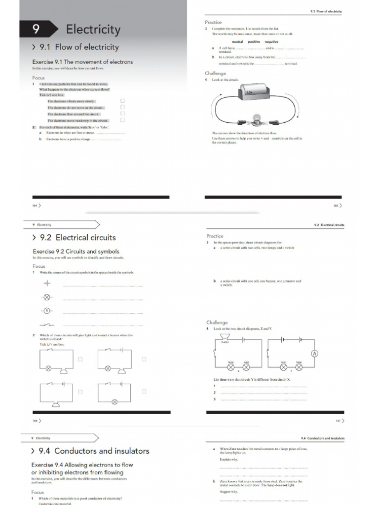 G6 - Circuits - Cambridge | PDF