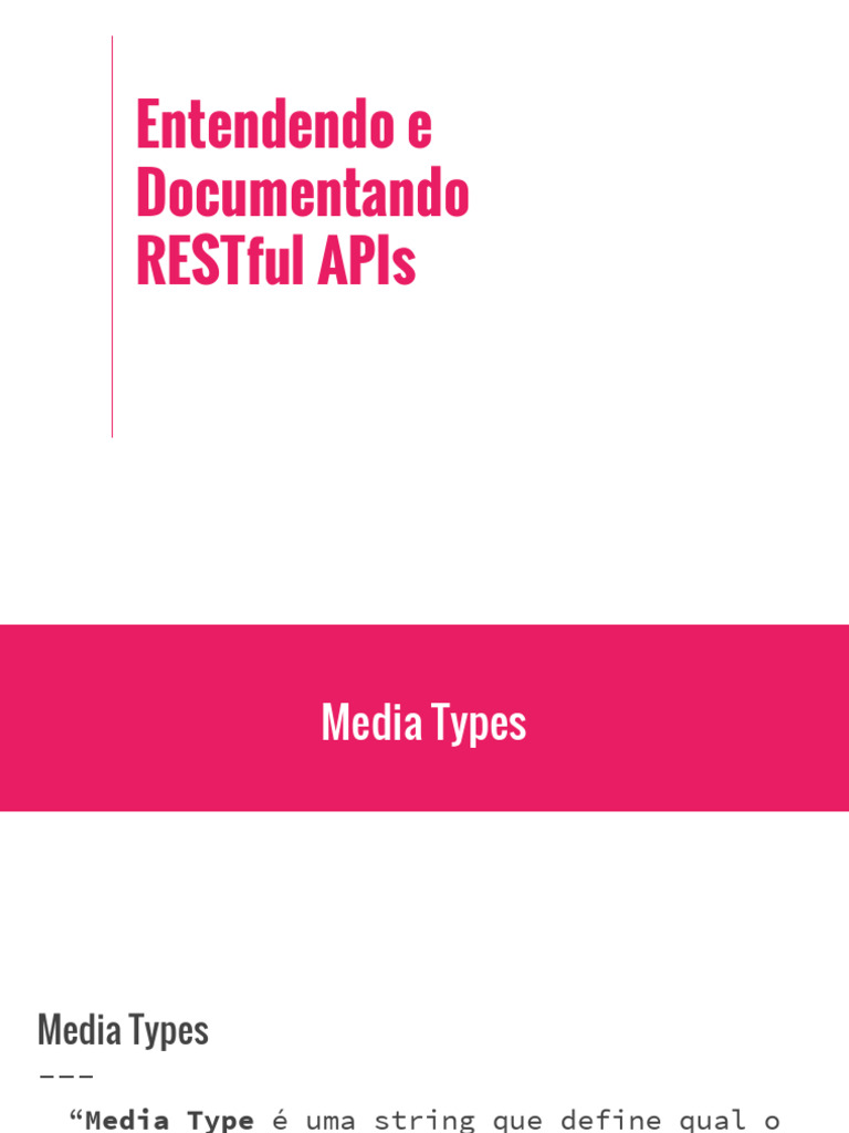 Tipos de Mídia em APIs RESTful | PDF | Negócios | Computadores