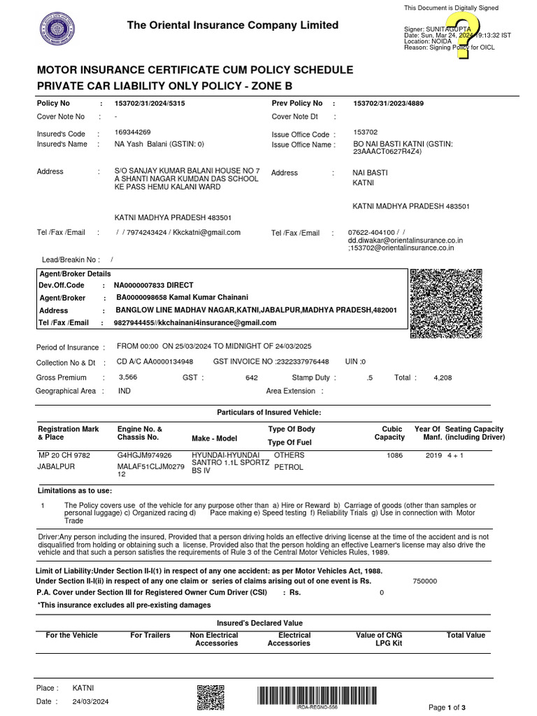 the-oriental-insurance-company-limited-pdf-insurance-private-law