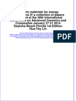 [Download pdf] Ceramic Materials For Energy Applications Iv A Collection Of Papers Presented At The 38Th International Conference On Advanced Ceramics And Composites January 27 31 2014 Daytona Beach Florida 1St Edit online ebook all chapter pdf 