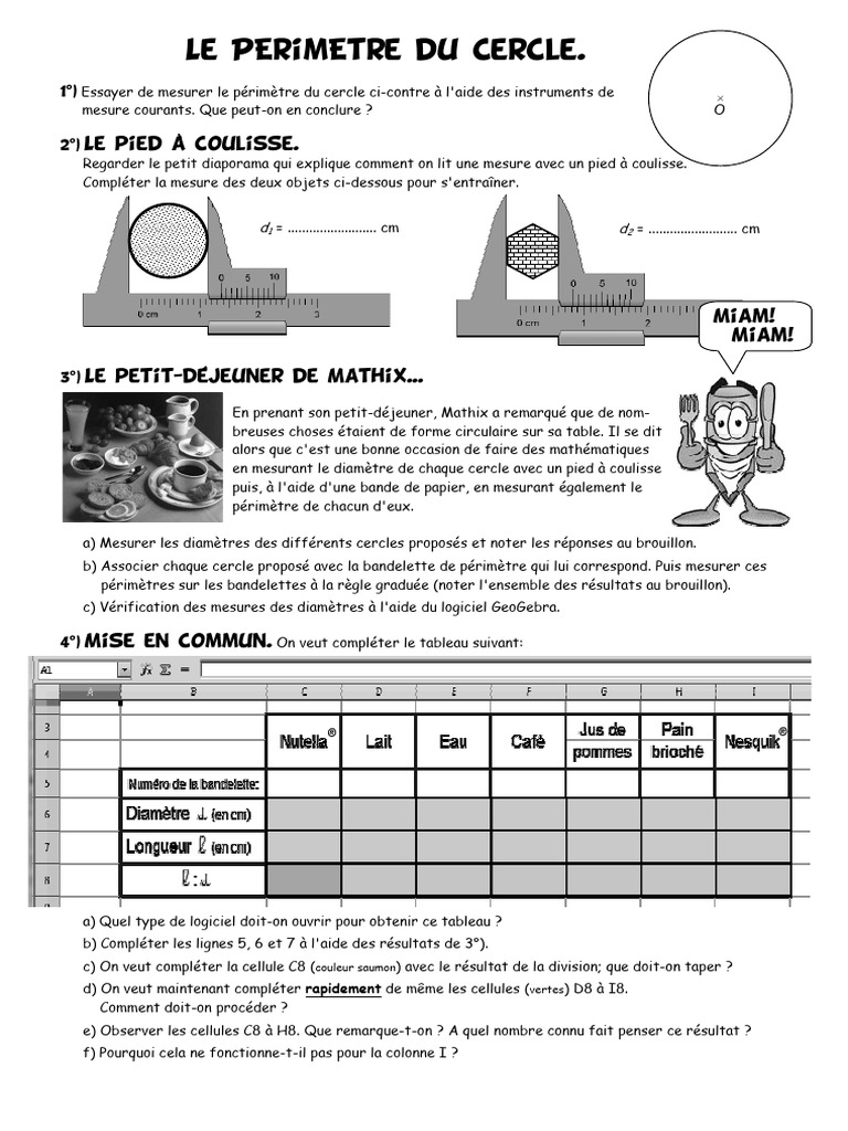 Mathix Fiche Eleve-2 | PDF