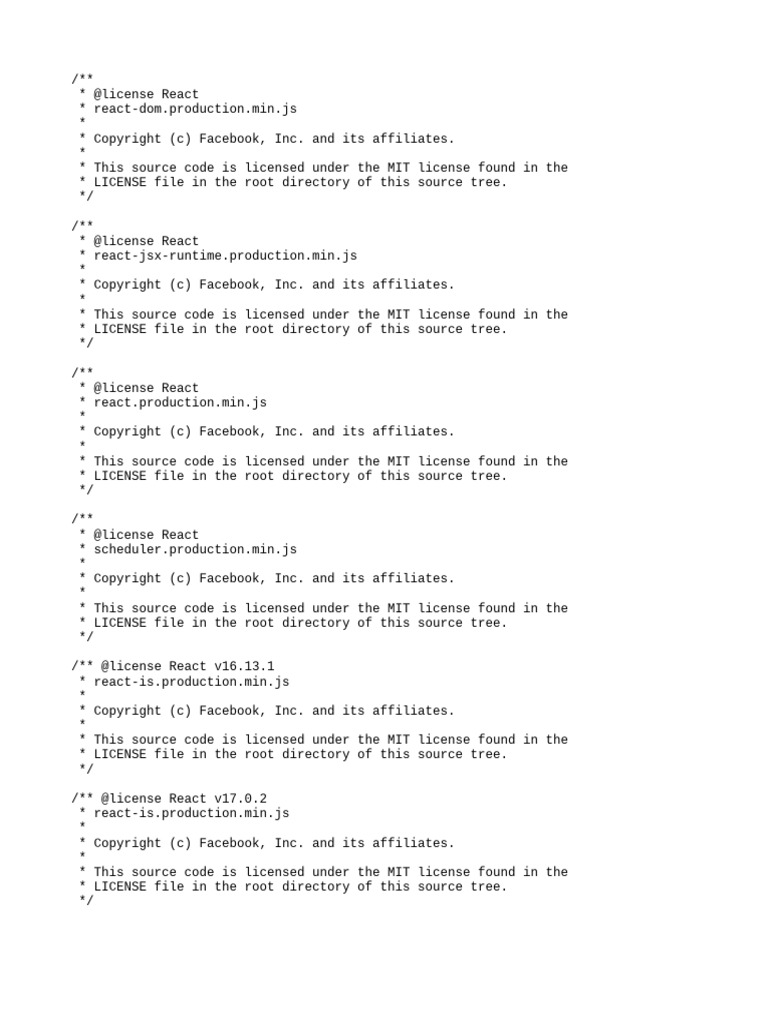 Main F599fde6 Js LICENSE | PDF