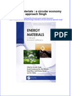 [Download pdf] Energy Materials A Circular Economy Approach Singh online ebook all chapter pdf 