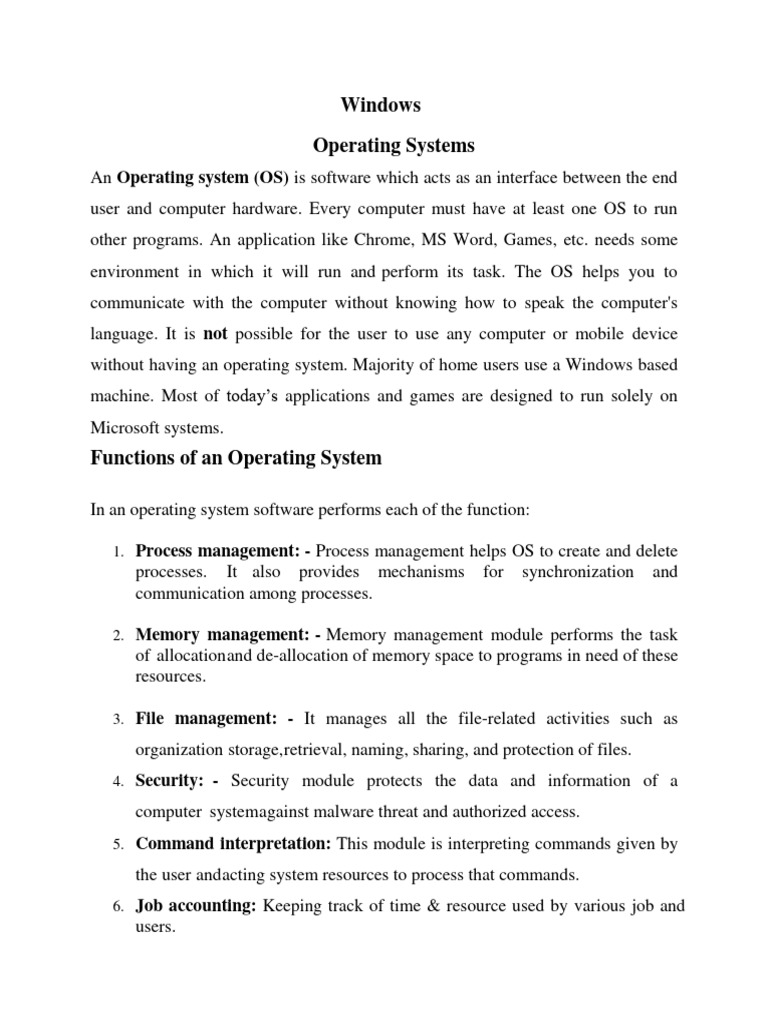 Assignment 2 of it pdf microsoft windows operating system