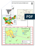 Location Map of Massanjore Dam