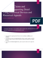 Evaluating Evidence, Rhetorical Devices, Rhetorical Appeals Updated (1)