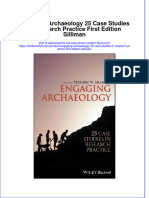(Download PDF) Engaging Archaeology 25 Case Studies in Research Practice First Edition Silliman Online Ebook All Chapter PDF