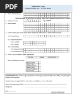 EPF Member Registration Form WR1 | PDF