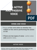 Lesson 4 1 - Active and Passive Voice