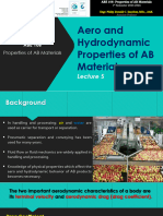 Lecture 5 - Aero and Hydrodynamic Properties of AB Materials