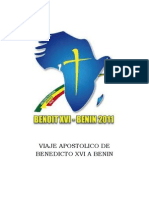 Viaje Apostolico Benedicto Xvi A Benin