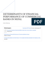 Financila Performance of Commercial abnk