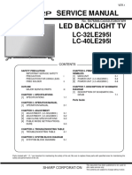 LC-32LE295I Service Manual