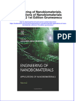 (Download PDF) Engineering of Nanobiomaterials Applications of Nanobiomaterials Volume 2 1St Edition Grumezescu Online Ebook All Chapter PDF