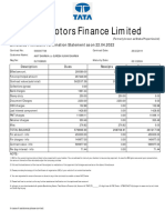 Tata Motors Finance Limited: Simulated Premature Termination Statement As On 22.04.2022