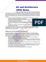 Pallava Art and Architecture Upsc Notes 55