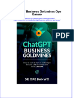 [Download pdf] Chatgpt Business Goldmines Ope Banwo online ebook all chapter pdf 