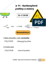 Lekce 11 - Karboxylové Kyseliny A Estery