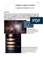 Cours T ECS (2020) - Thème #1.1 - L'Atmosphère Terrestre Et La Vie