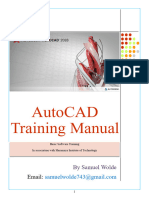 Lecture 1 - Autocad 2D Basics