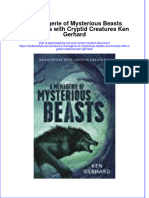 (Download PDF) A Menagerie of Mysterious Beasts Encounters With Cryptid Creatures Ken Gerhard Online Ebook All Chapter PDF