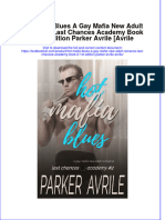 [Download pdf] Hot Mafia Blues A Gay Mafia New Adult Romance Last Chances Academy Book 2 1St Edition Parker Avrile Avrile online ebook all chapter pdf 