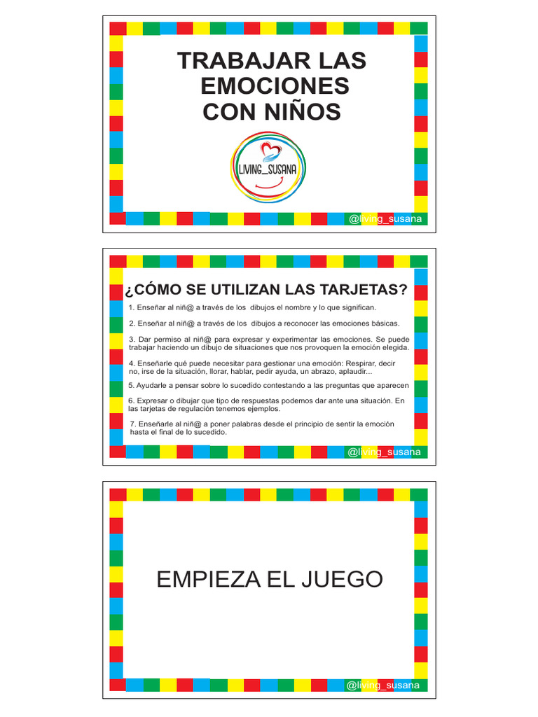 Trabajando las emociones en niños | PDF | Las emociones | Asco