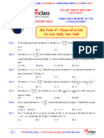 Bài Toán 07 - Tham Số m Giá Trị Lớn Nhất, Nhỏ Nhất - Đề Bài