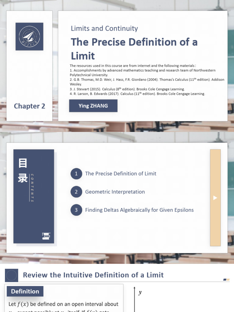 2.3 The Precise Definition of A Limit | PDF | Mathematics ...