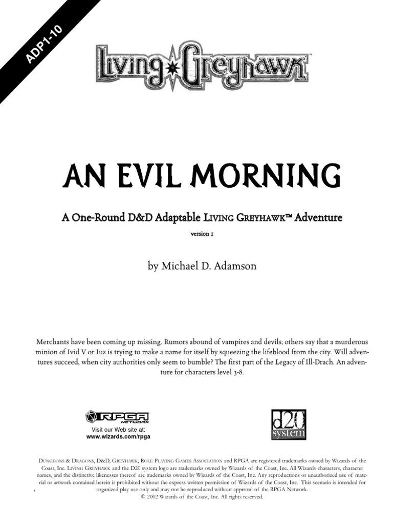 Advanced Dungeons & Dragons - Greyhawk : The Adventure Begins - Livre De Base AD&D - TSR