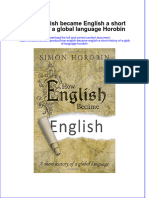 (Download PDF) How English Became English A Short History of A Global Language Horobin Online Ebook All Chapter PDF
