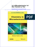 [Download pdf] Chemistry In Microelectronics 1St Edition Yannick Le Tiec online ebook all chapter pdf 