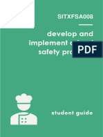 SITXFSA008 Student Guide