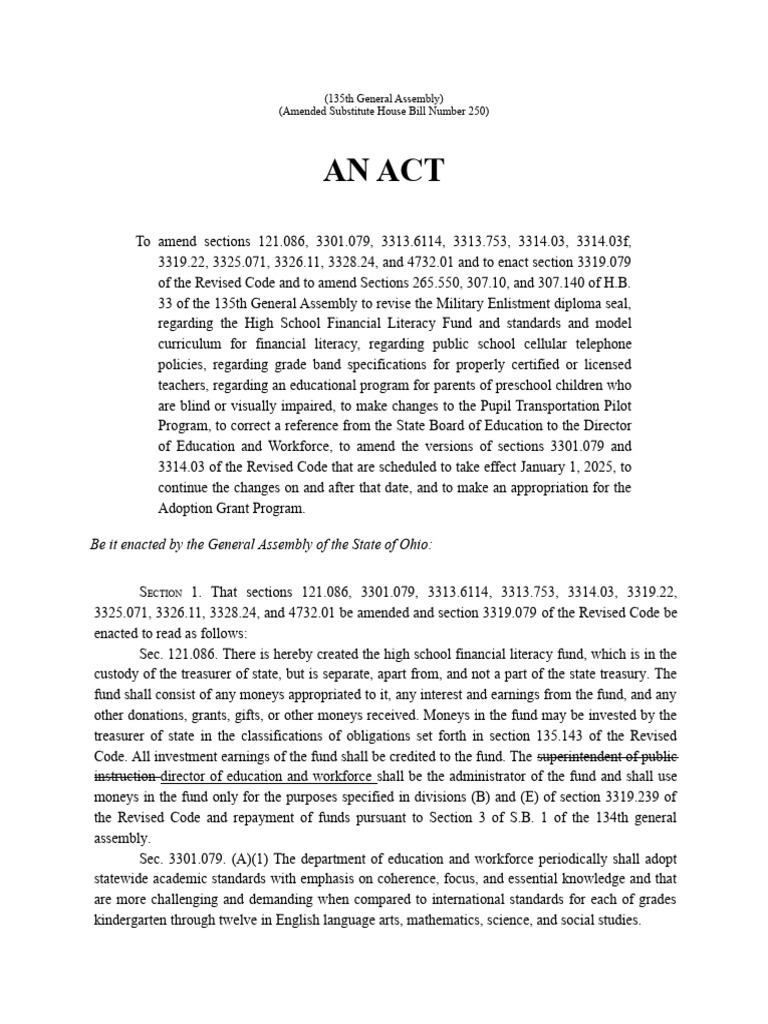 Texas House Bill 250 2025 Pdf Download 