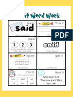 Sight Words