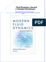 [Download pdf] Modern Fluid Dynamics Second Edition Clement Kleinstreuer online ebook all chapter pdf 
