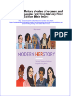 (Download PDF) Modern Herstory Stories of Women and Nonbinary People Rewriting History First Edition Blair Imani Online Ebook All Chapter PDF