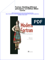 [Download pdf] Modern Fortran Building Efficient Parallel Applications 1St Edition Milan Curcic online ebook all chapter pdf 