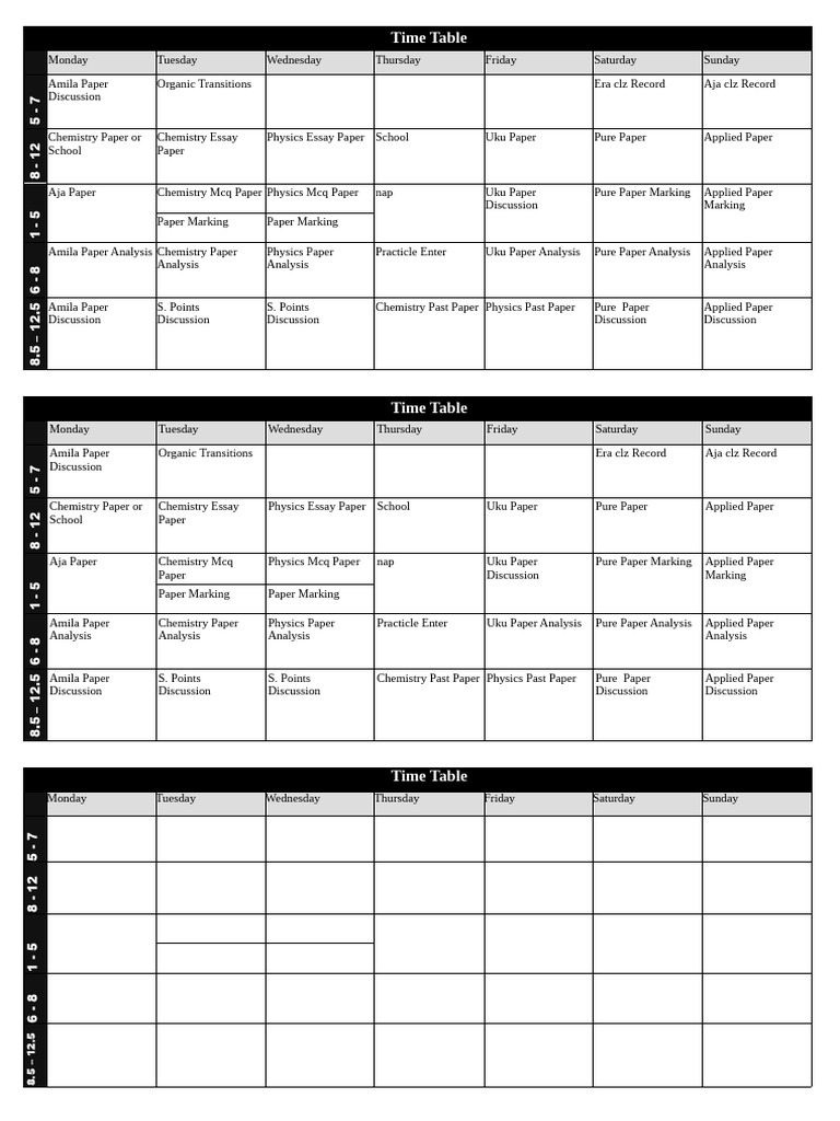 time-table-pdf