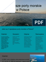 Największe porty morskie w Polsce Prezentacja