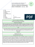 (PDF) PLANIFICADOR - 3°sec - UNIDAD 0