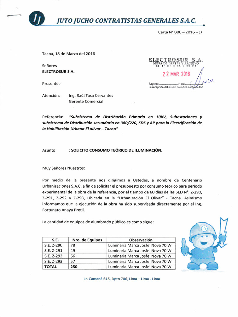Carta del café Smiley Foods, Cotabato