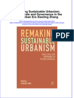 [Download pdf] Remaking Sustainable Urbanism Space Scale And Governance In The New Urban Era Xiaoling Zhang online ebook all chapter pdf 