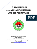 POS Ujian Sekolah Tahun 2024 Tahun Pelajaran 2023