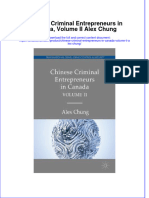 [Download pdf] Chinese Criminal Entrepreneurs In Canada Volume Ii Alex Chung online ebook all chapter pdf 