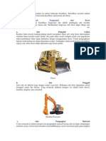 Alat Berat Dapat Dikategorikan Ke Dalam Beberapa Klasifikasi