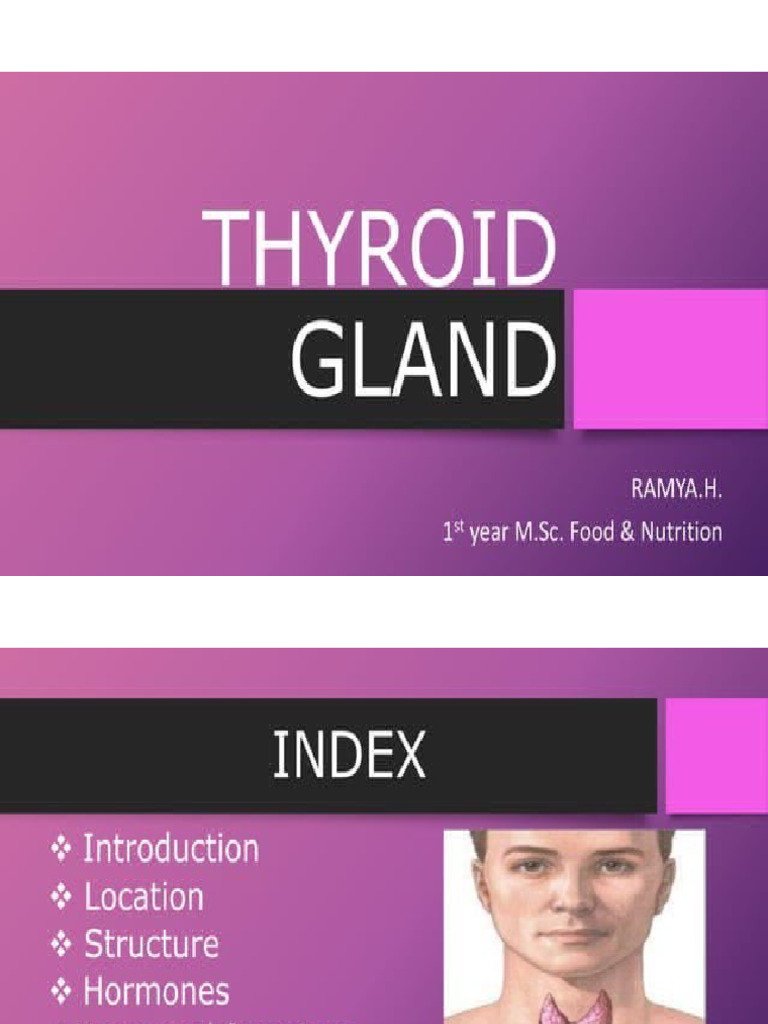 Thyroid Gland Pdf