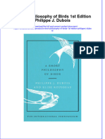 (Download PDF) A Short Philosophy of Birds 1St Edition Philippe J Dubois Online Ebook All Chapter PDF